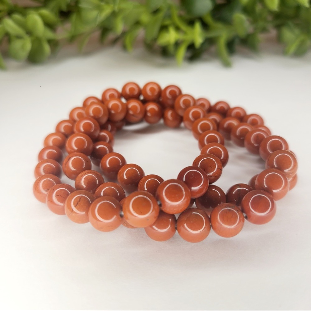 Red Jasper Gemstone Bracelet
